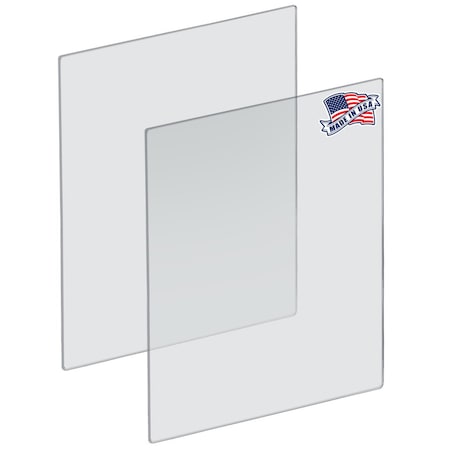 Azar Displays Plexiglass Acrylic Sheets Cut to Size, Clear Plastic Panels, 2PK 179640
